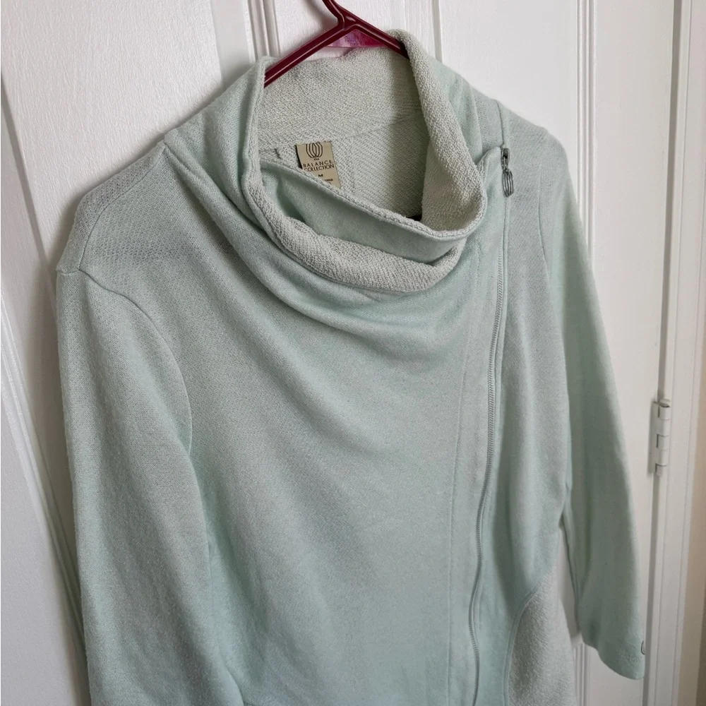 3/$15 | Balance Collection Mint Cowl Neck Sweater - Picture 2 of 6